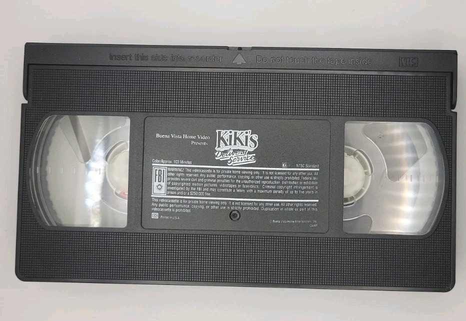 Kiki’s Delivery Service (VHS, 1998) Clamshell Hayao Miyazaki, Studio Ghibli
