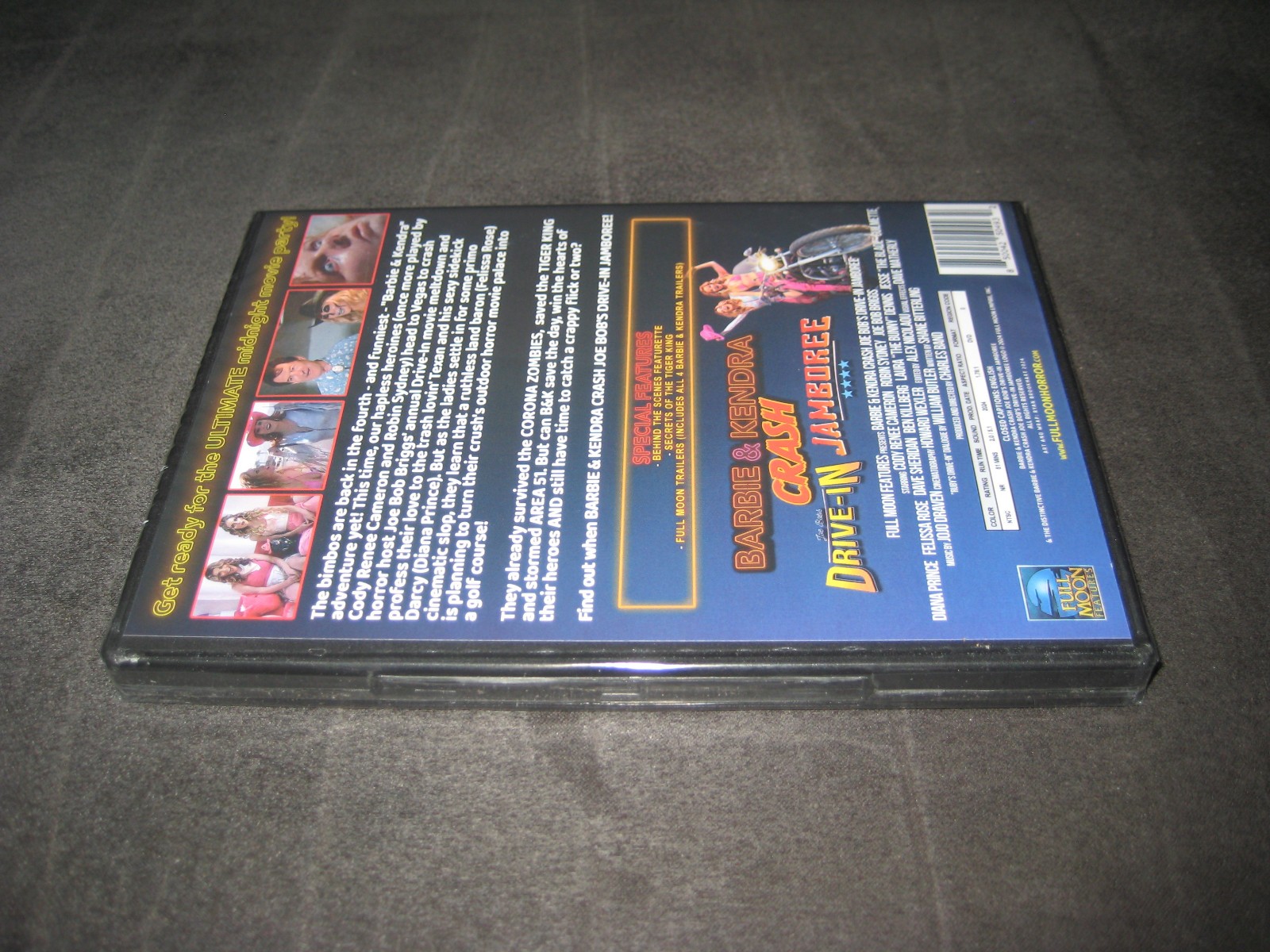 BARBIE & KENDRA CRASH JOE BOB’S DRIVE-IN JAMBOREE (DVD 2024) BRAND NEW – NR – WS