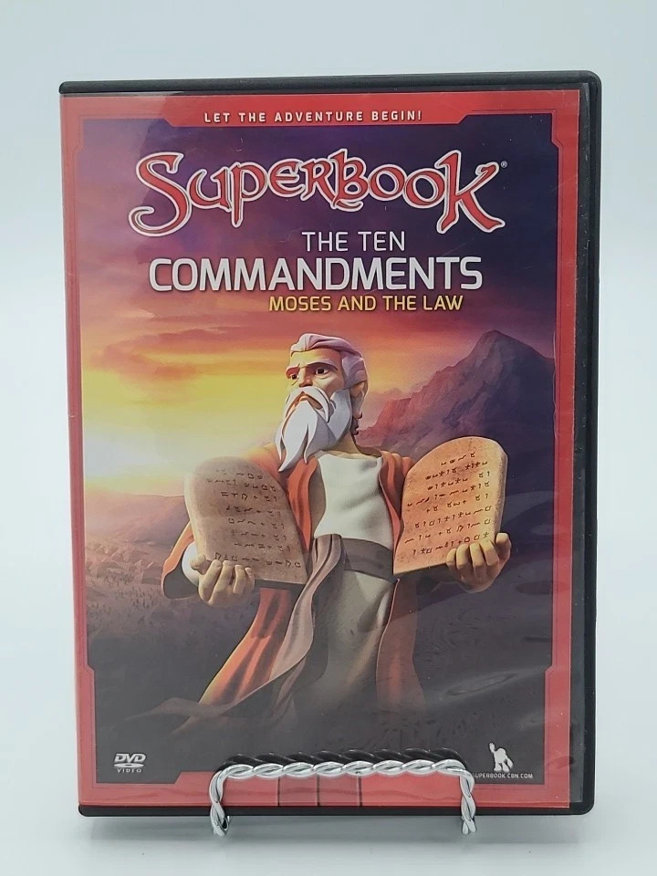 Superbook: Lot of 5 movies Moses, Jesus, Daniel and David.