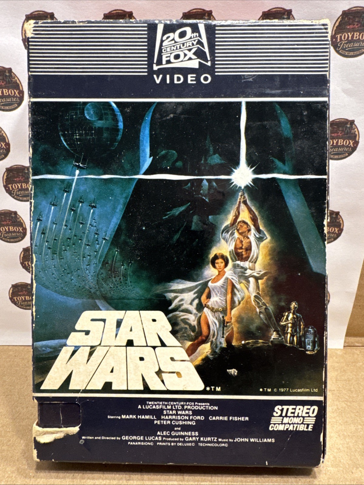 VINTAGE 1982 Star Wars VHS “Big Box” Version Clean With Original Box RARE