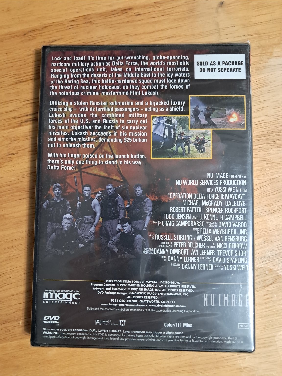 Operation Delta Force 2 Mayday DVD 1997 Action Michael McGrady