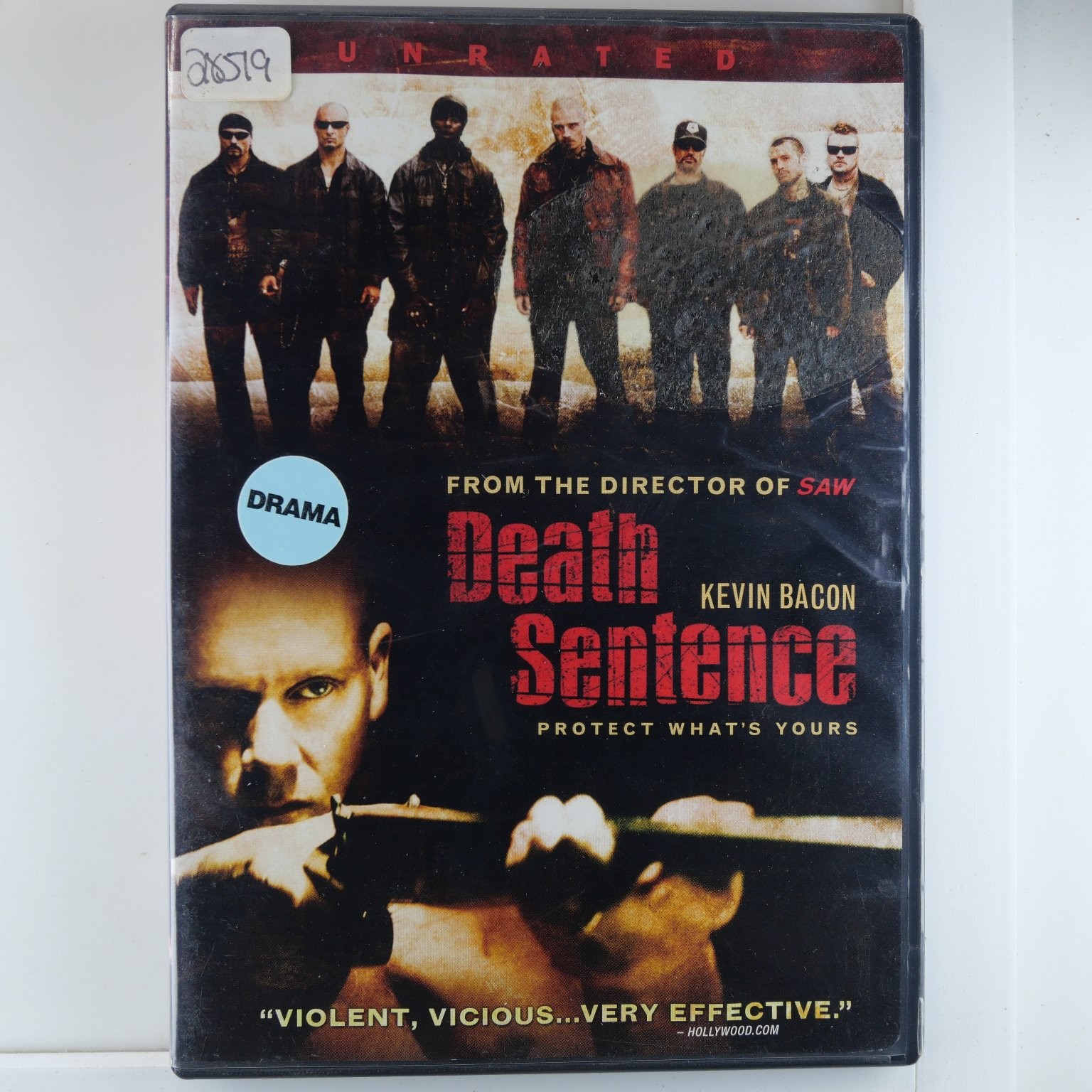 Death Sentence DVD 2007 Unrated Version Kevin Bacon James Wan Director