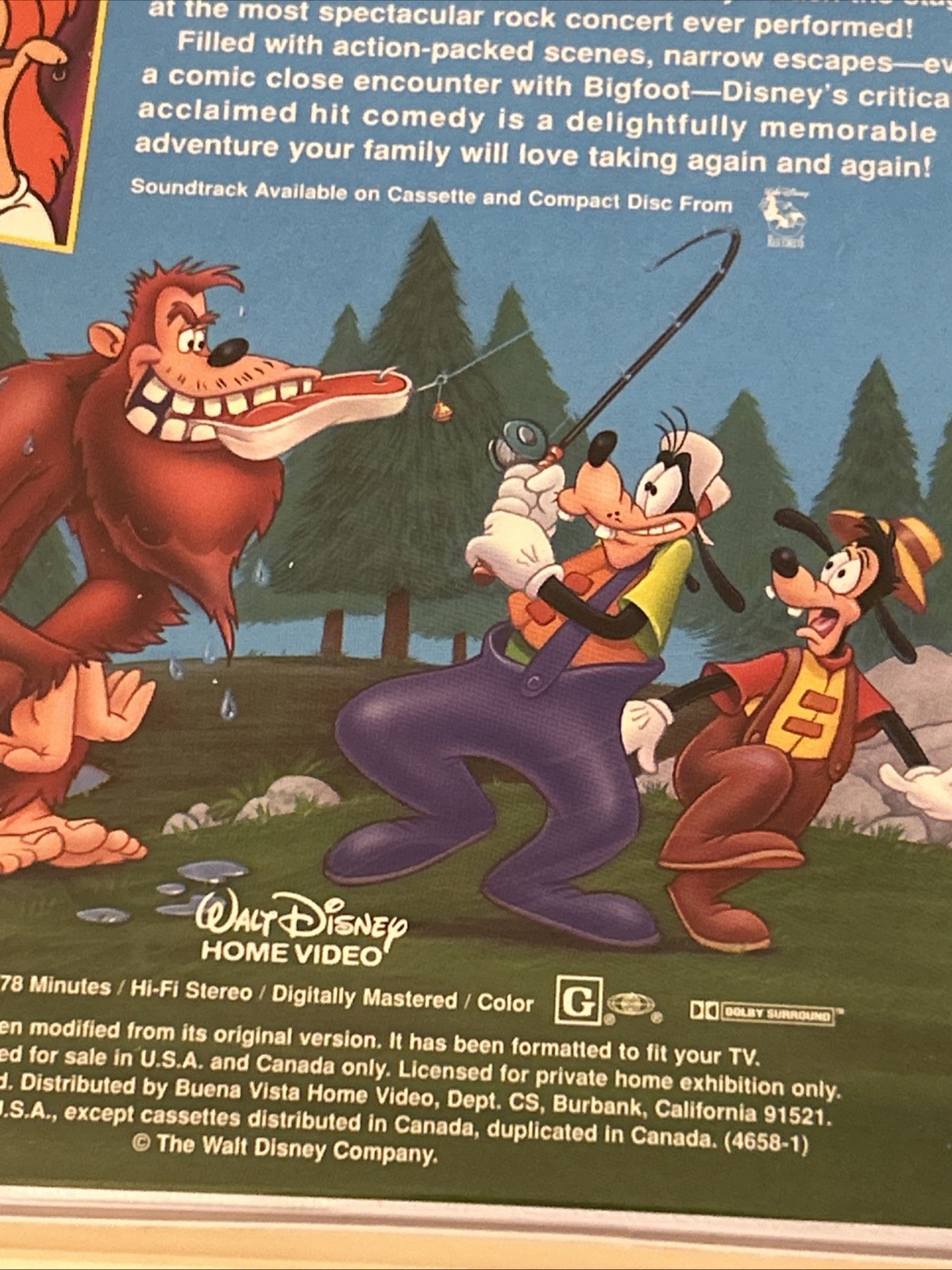 A Goofy Movie VHS 1995 Disney Clamshell Animated Classic Family Movie