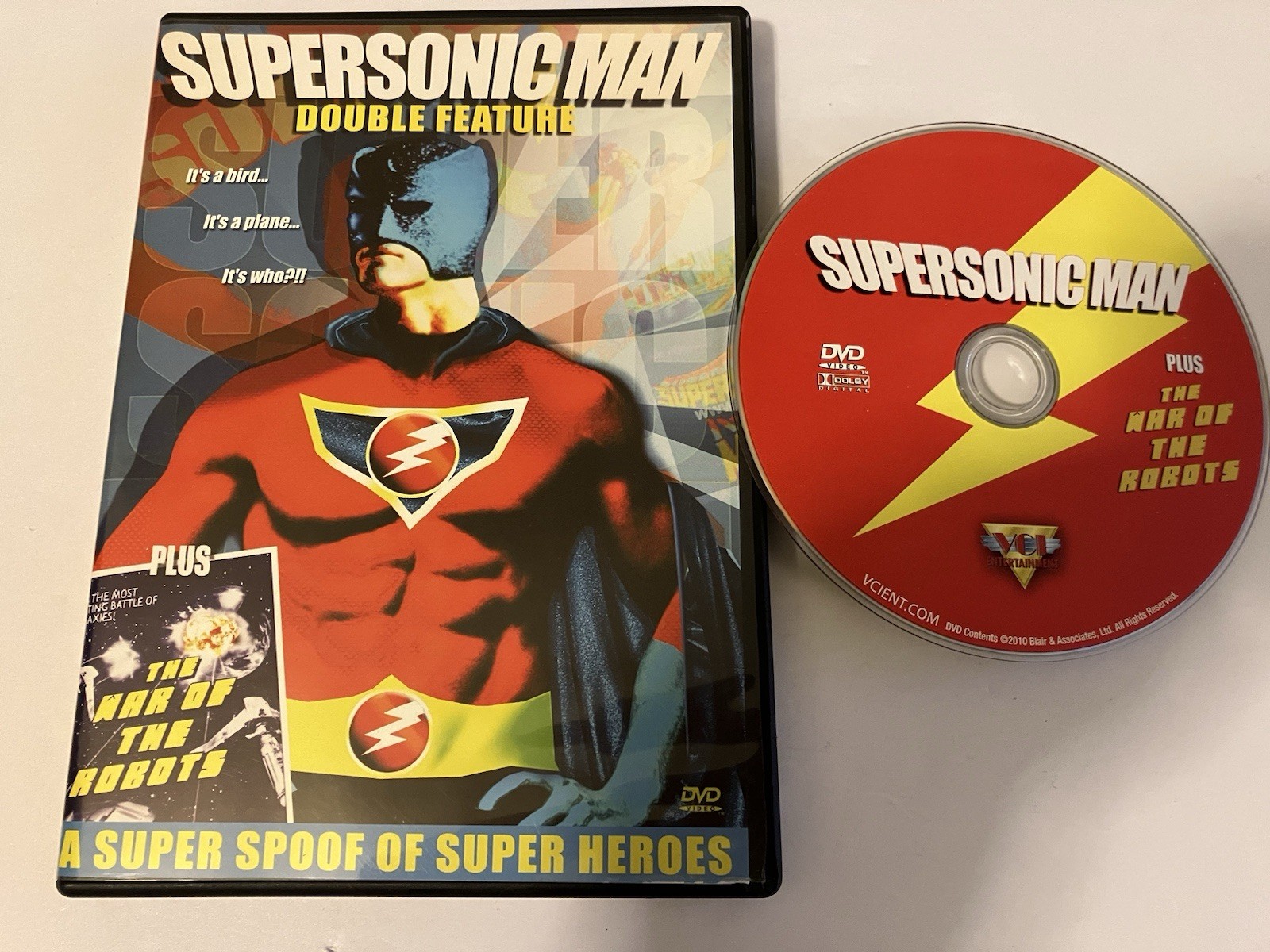 SUPERSONIC MAN THE WAR OF THE ROBOTS DVD OOP JUAN PIQUER SIMON ALFONSO BRESCIA