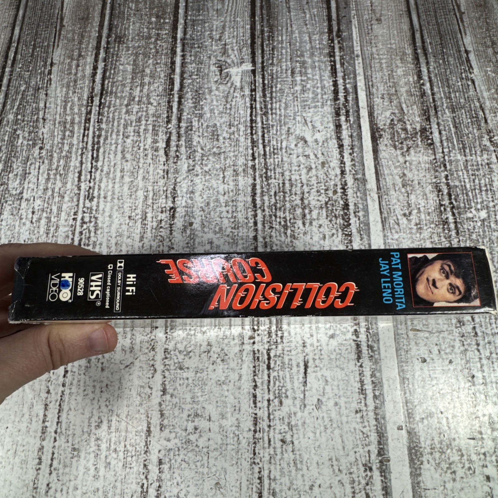 Collision Course VHS 1992 HBO Video Comedy Movie Pat Morita Jay Leno