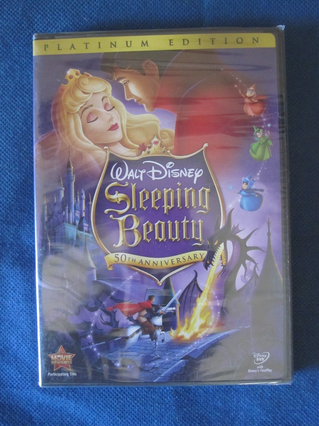 PLATINUM ED DISNEY ORIGINAL ANIMATION SLEEPING BEAUTY DVD MOVIE NEW! FREE SHIP!