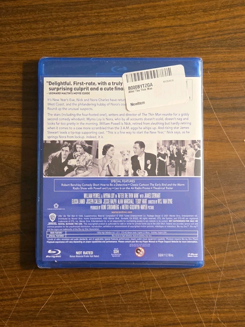 After the Thin Man (Blu-ray, 1936) New, Sealed