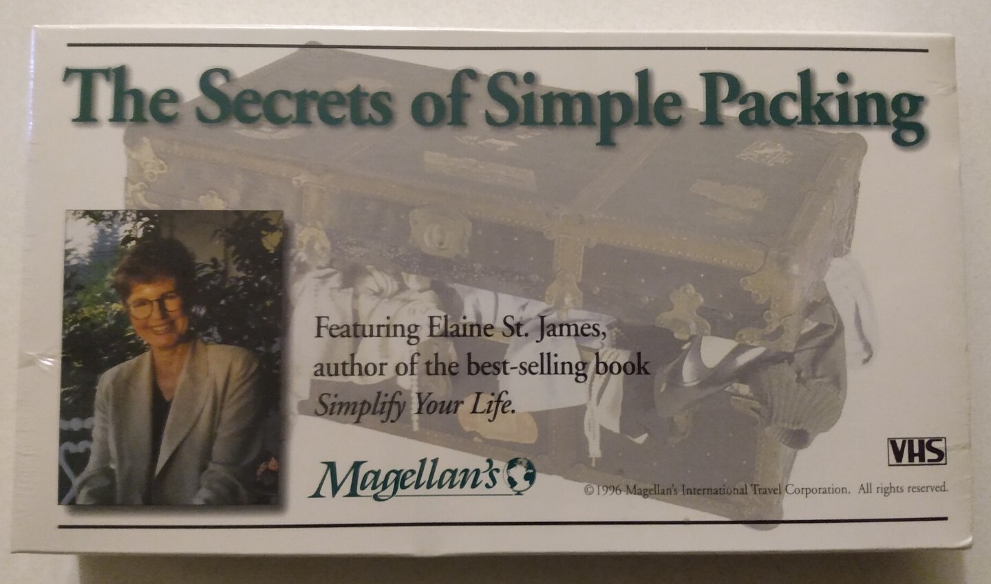 Magellan’s: The Secrets Of Simple Packing, VHS 1996, New.