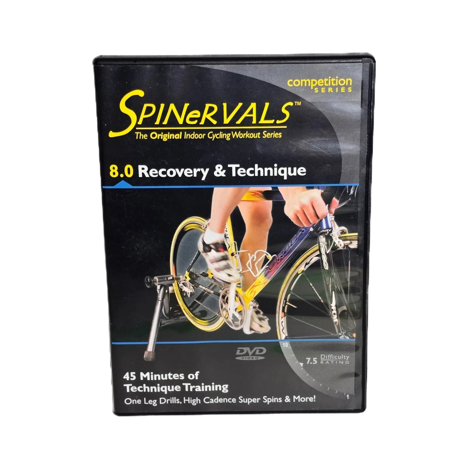 Spinervals 8.0 Recovery & Technique Training 45 Minutes DVD Troy Jacobson