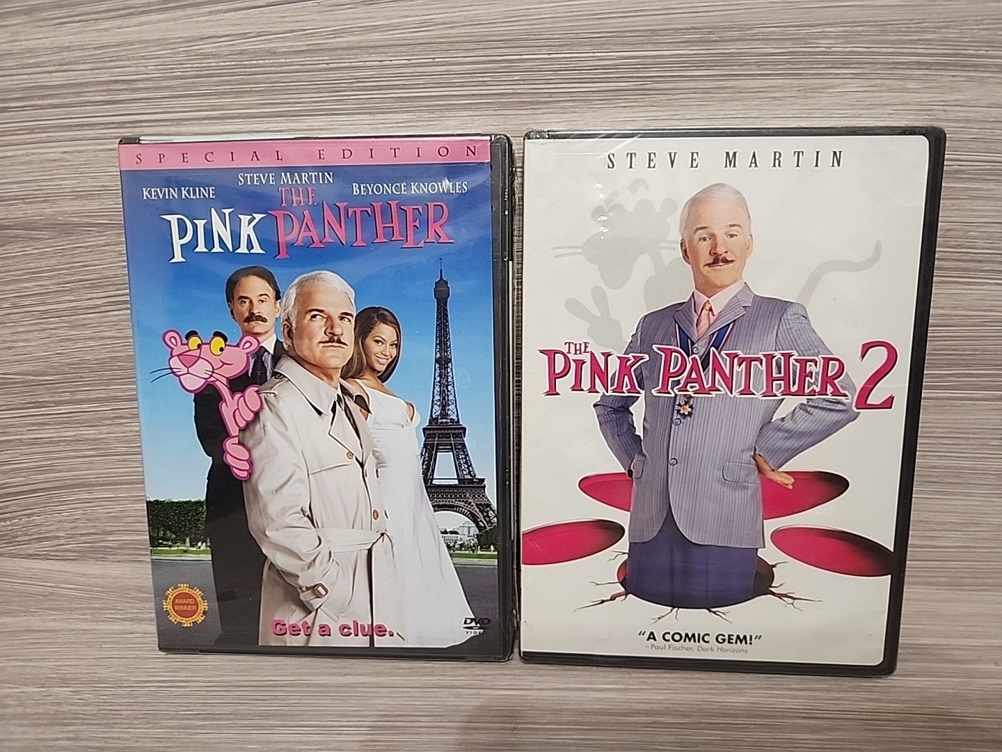 The Pink Panther & The Pink Panther 2 DVDs Steve Martin Kevin Kline Comedy New