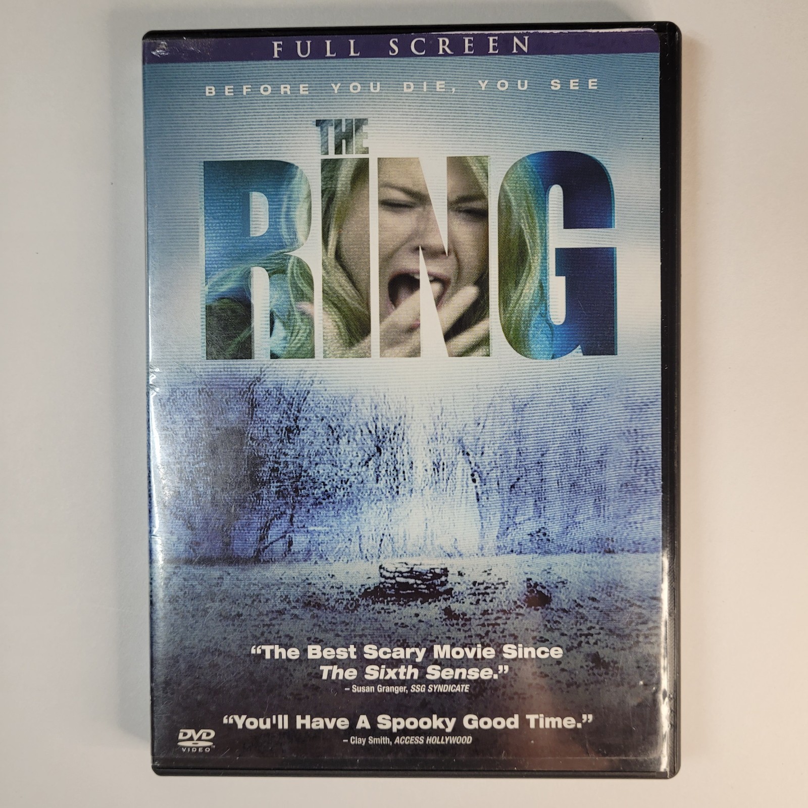 The Ring (DVD, 2003, Full Screen) Pre-owned – Naomi Watts, Martin Henderson