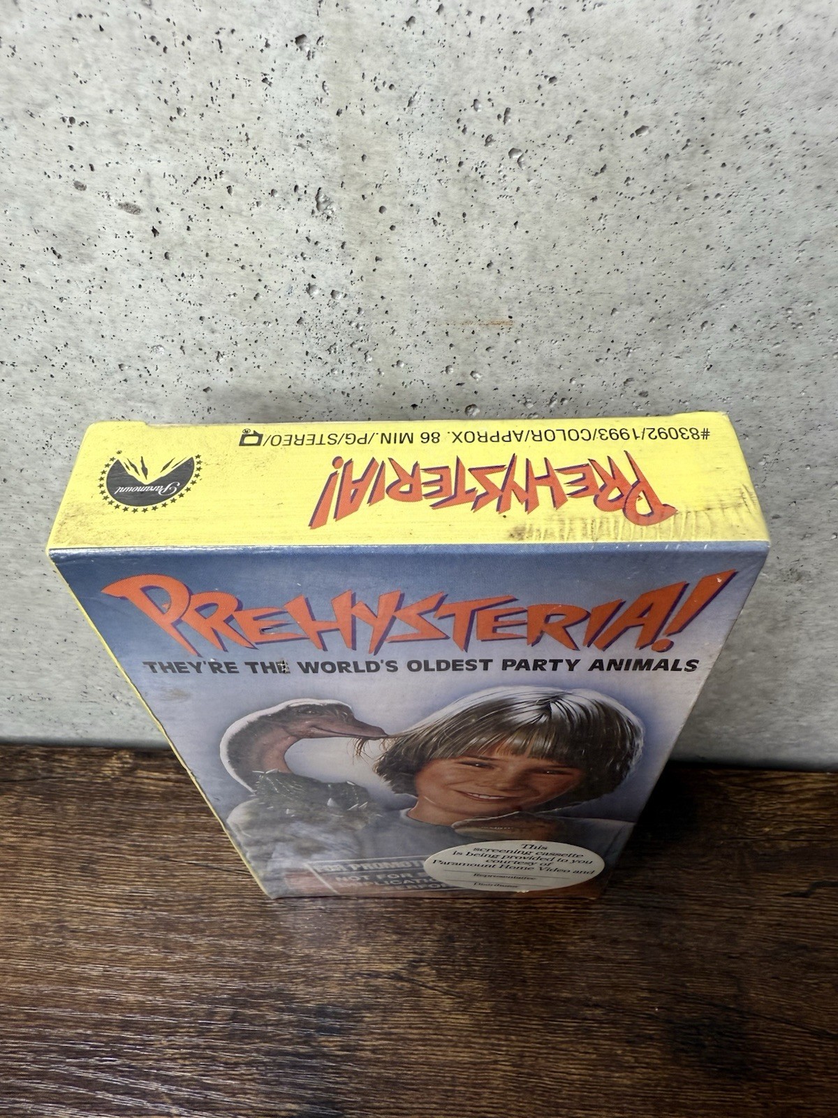 Prehysteria Screener Promotional Vhs 1993 New Sealed Nice