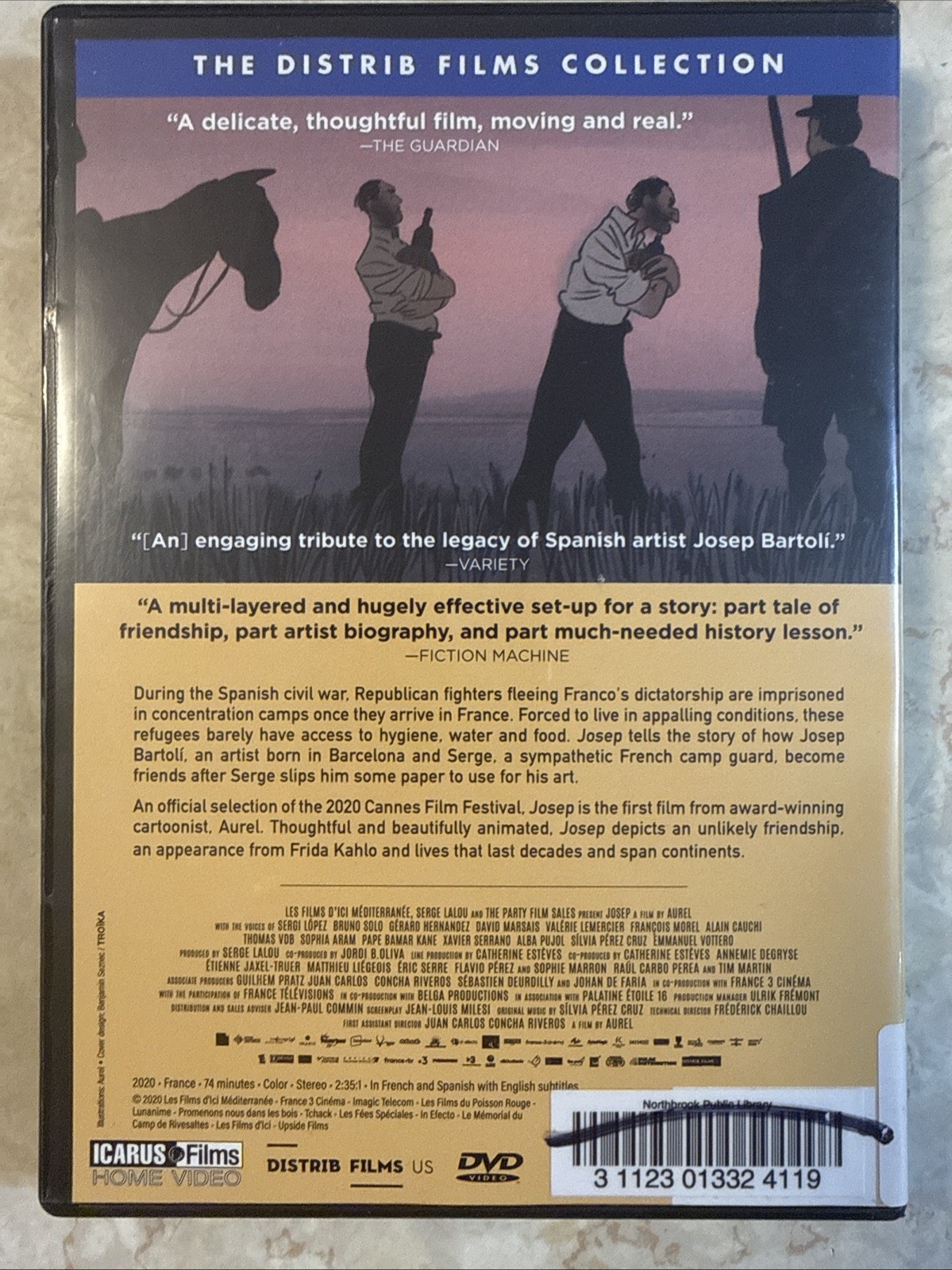 Josep (DVD, 2020) Animated Historical Drama Ex-Library Copy
