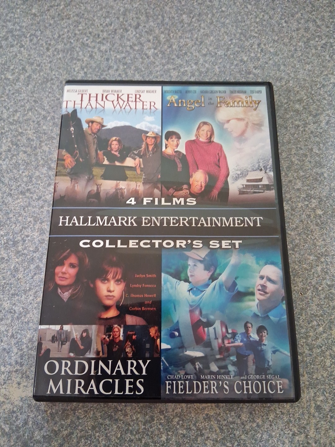 Hallmark Entertainment Collector’s Set 4 Films Dvd 2009 Angel In Family Ordinary