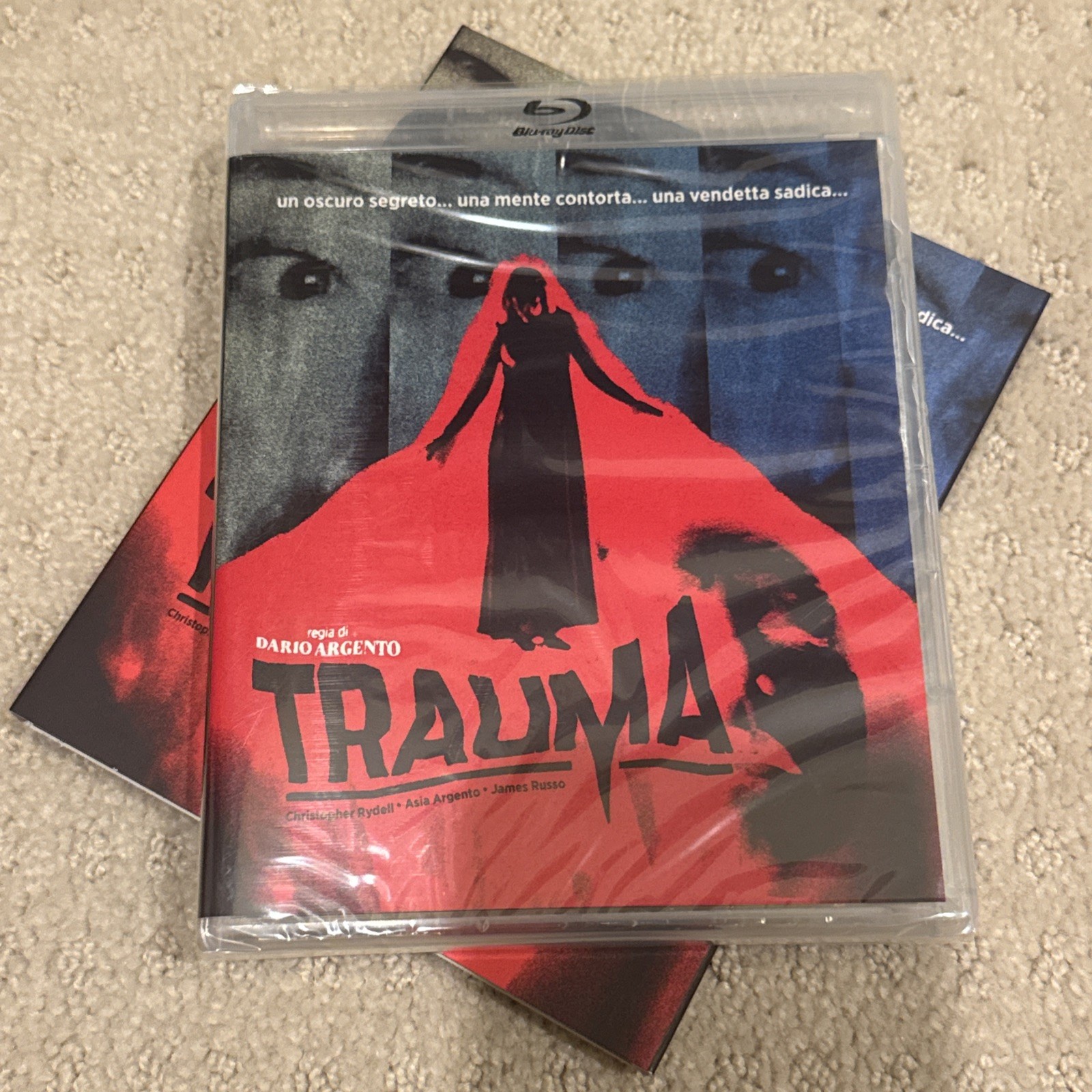 Trauma (Blu-ray, 1993) W/ OOP Slipcover Vinegar Syndrome NEW SEALED horror