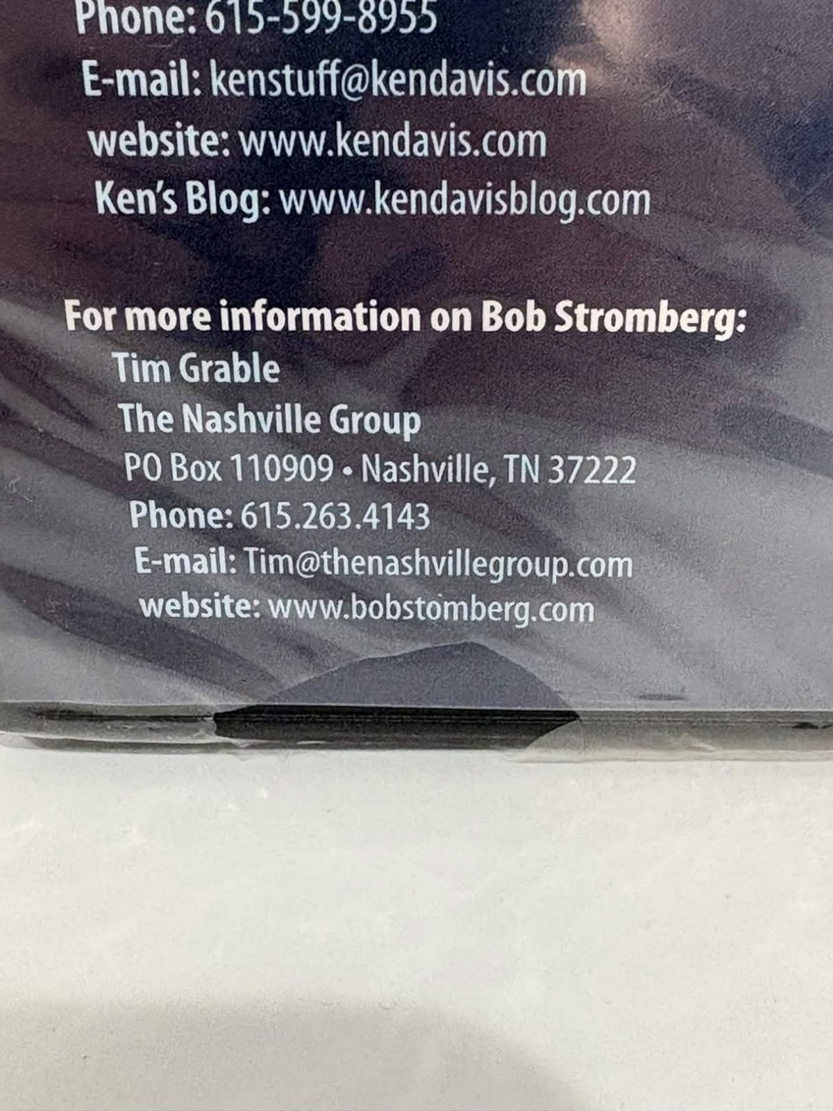 Ken Davis & Bob Stromberg Together Again For The First Time DVD Sealed New