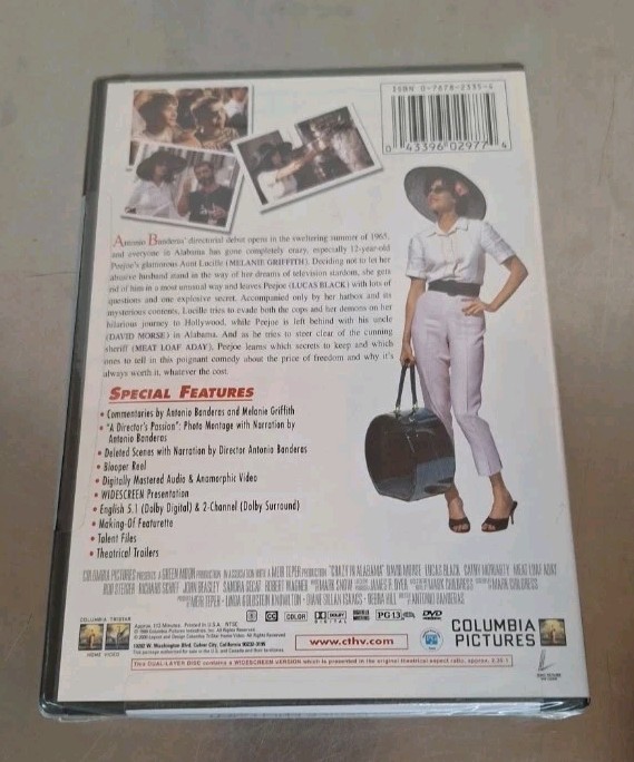 Crazy in Alabama (DVD, 2000) Melanie Griffith DVD New