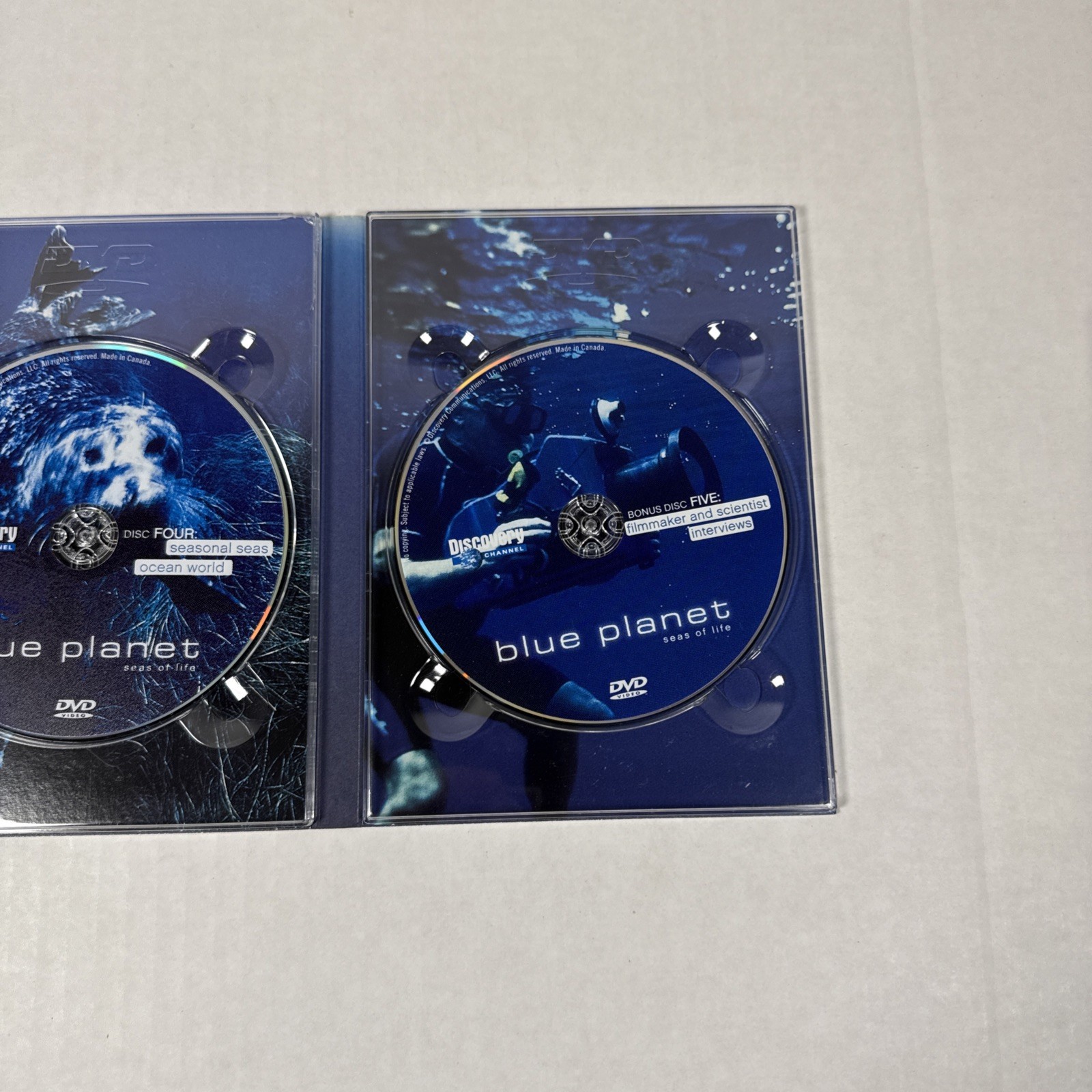 The Blue Planet Seas Of Life DVD 5 Disc Set, BBC Video, No Sleeve