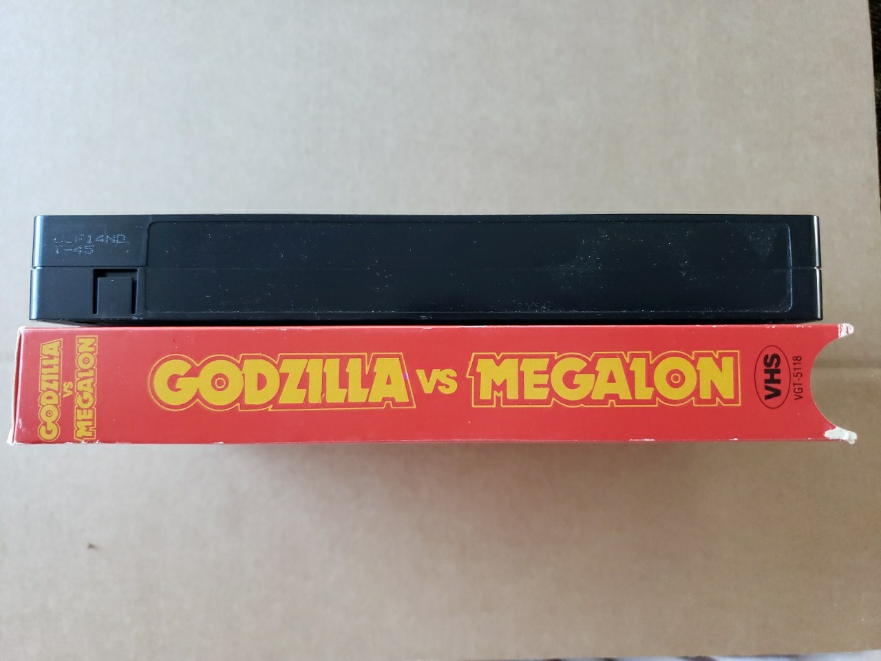 Godzilla Vs Megalon (1985 VHS) Goodtimes Home Video Jun Fukuda Creature Feature
