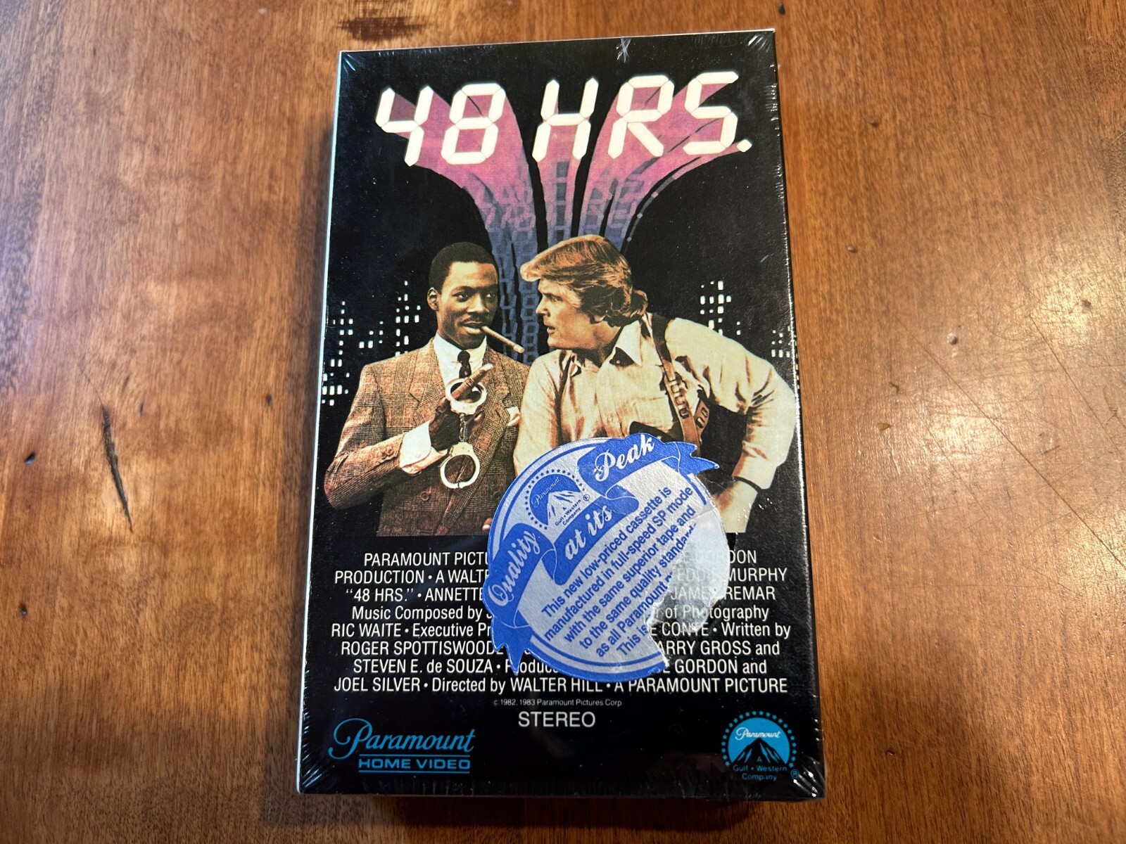 48 Hrs Hours Paramount Betamax NOT VHS 1983 Eddie Murphy SEALED