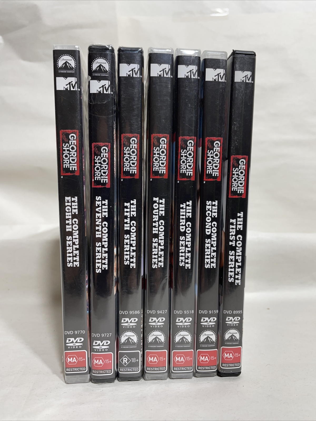Bulk Lot Geordie Shore Season 1 To 5, 7, 8 MTV Region 4 Pal Some Sealed