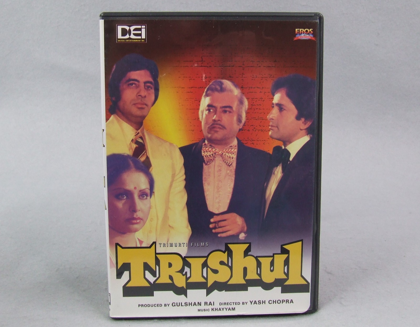 Trishul (DVD) 1978 Indian Hindi Action Drama Film with Sanjeev Kumar