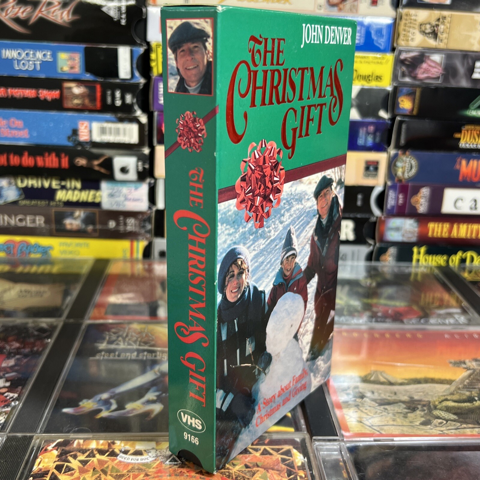 The Christmas Gift 1986 VHS Tested John Denver Jane Kaczmarek Holiday TV Movie