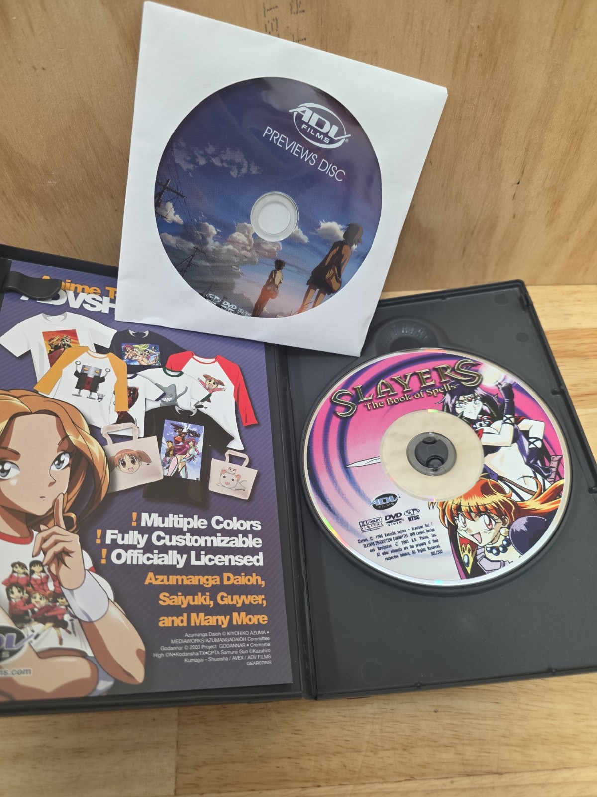 Slayers – Movies OVAs Collection (DVD, 2007, 2-Disc Set)Bonus Disc