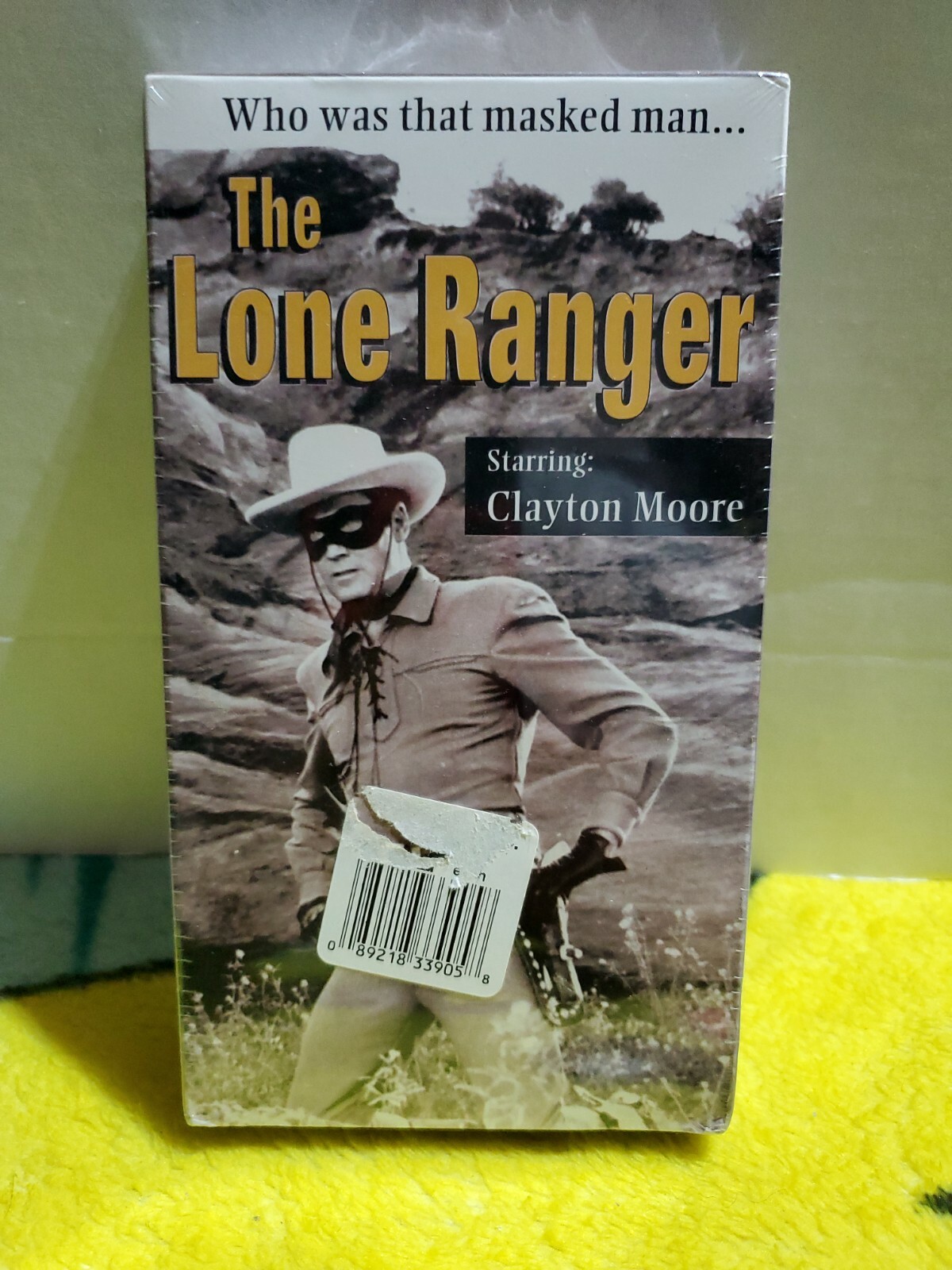 NEW The Lone Ranger; Starring Clayton Moore; Who Was That Masked Man SEALED VHS