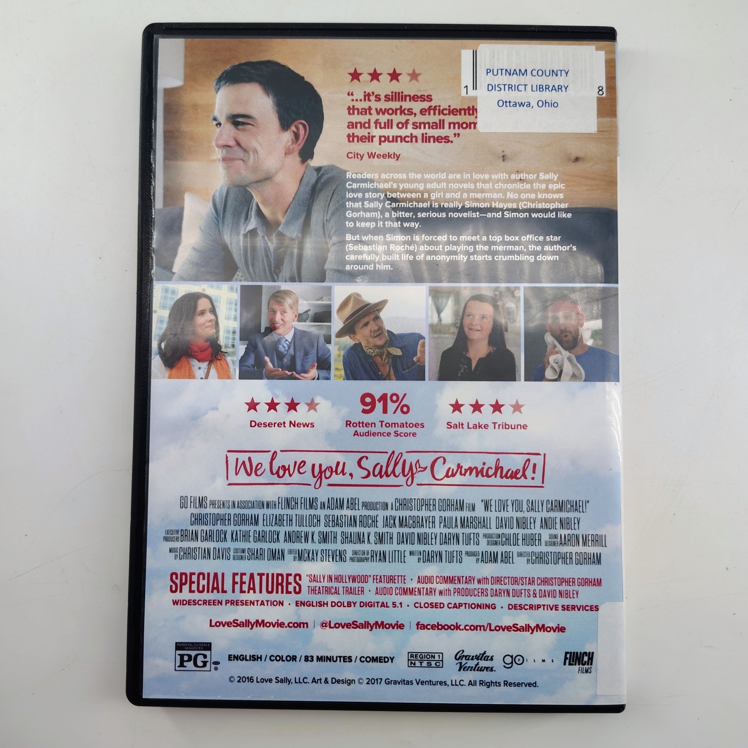 We Love You, Sally Carmichael! DVD 2016 Christopher Gorham Comedy Film