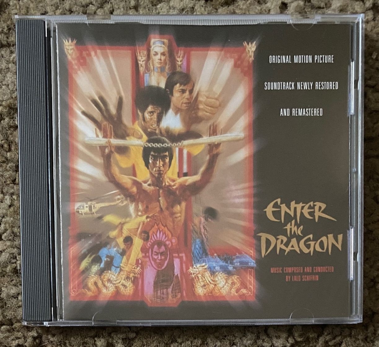 Enter the Dragon 25th Anniversary Deluxe Box Set VHS, CD WB Special Edition NM