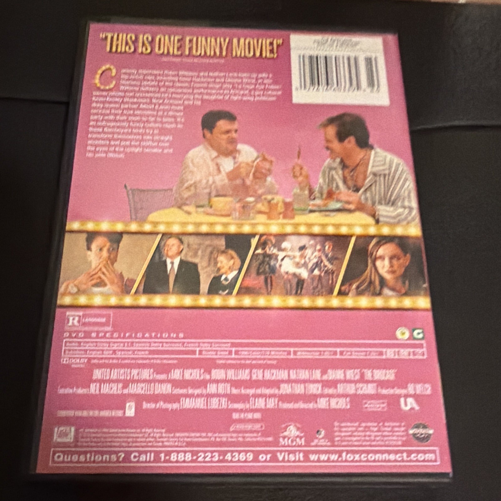 The Birdcage DVD R Robin Williams Nathan Lane Mike Nichols Widescreen MGM