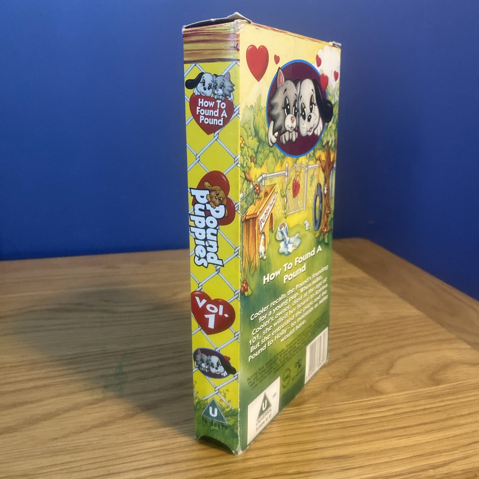 Pound Puppies Vol 1: How to Found A Pound & Vol 2: From Wags to Riches VHS Tapes