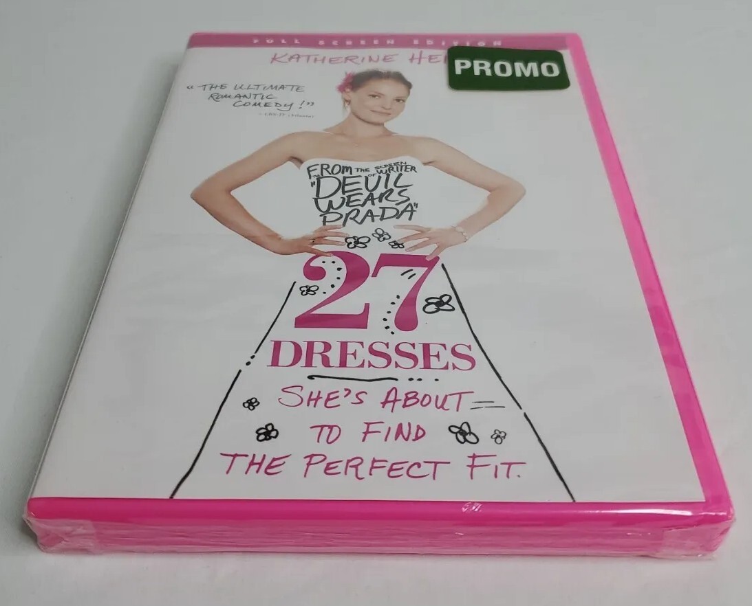 27 Dresses Movie DVD Sealed Promo 111 Minute Video 2008 Full Screen