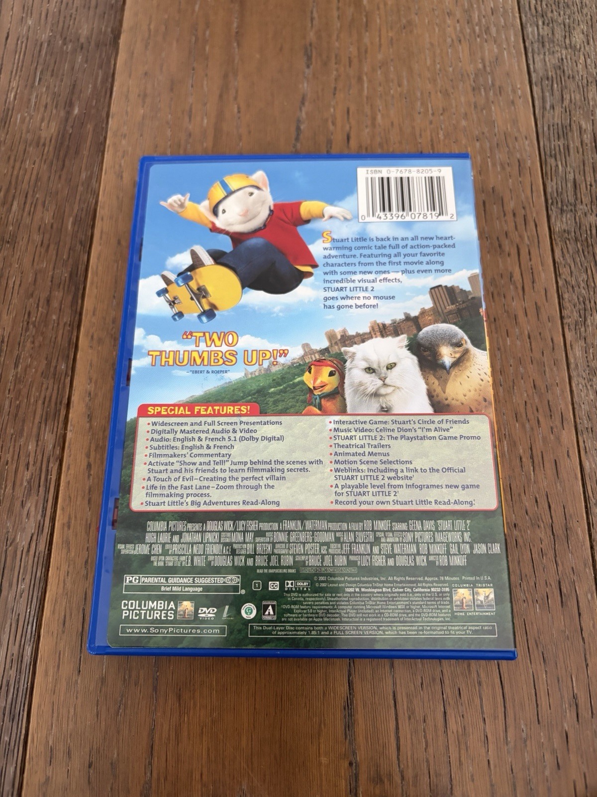 Columbia Pictures Stuart Little 2 (2002) DVD PG Widescreen 77min