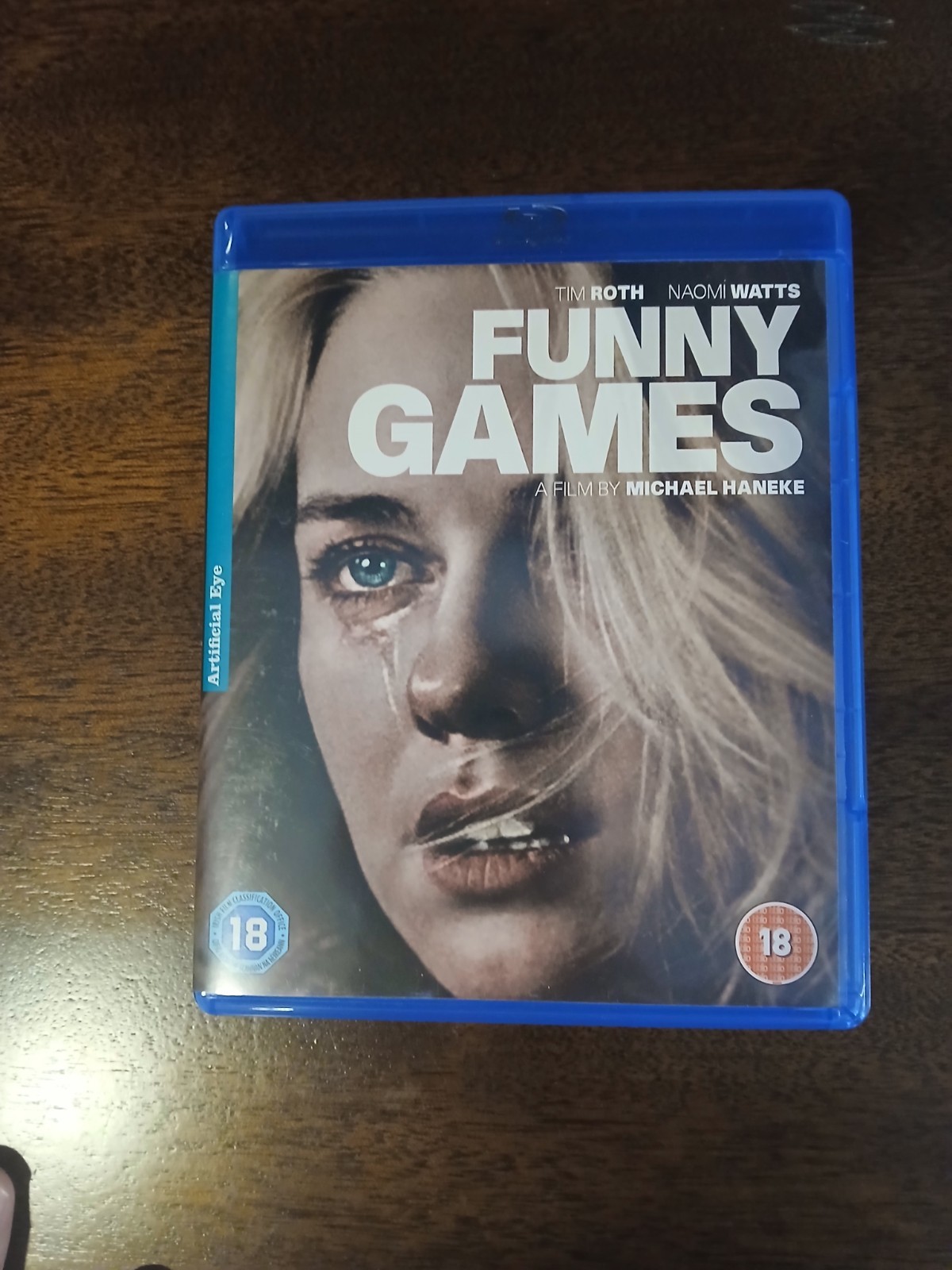 Funny Games (2008) Artificial Eye Horror Blu-ray Region B Naomi Watts RARE