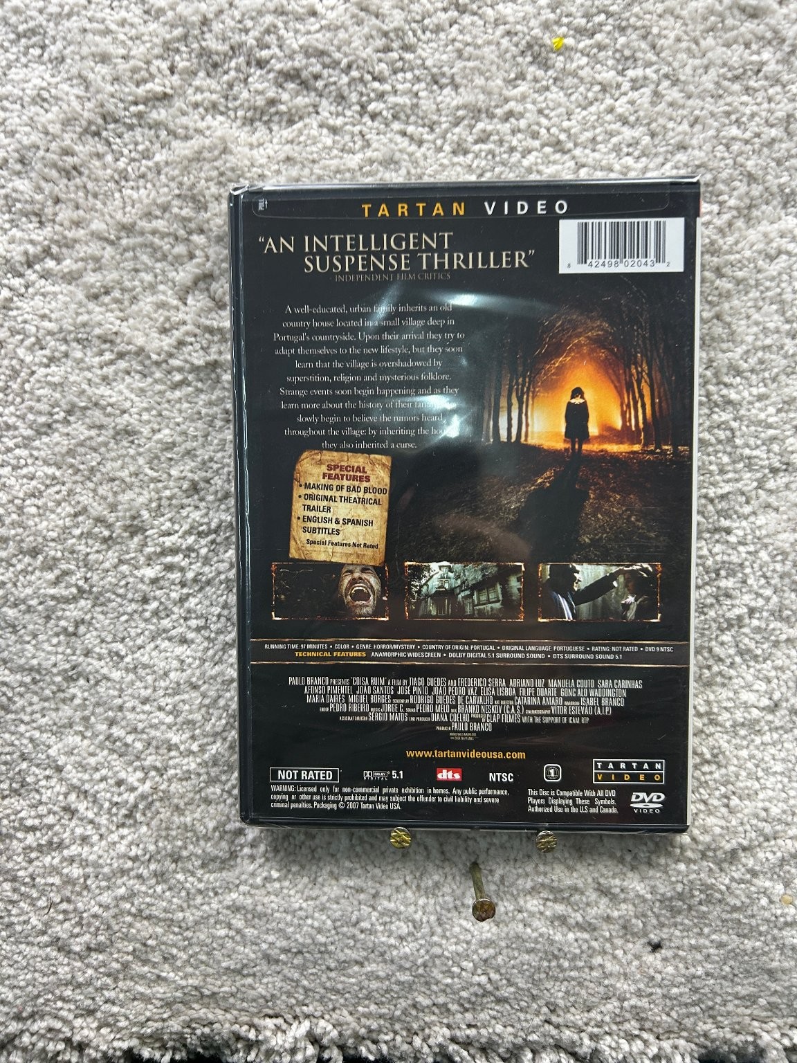 Bad Blood DVD 2007 Horror Mystery Paulo Branco Tartan Video