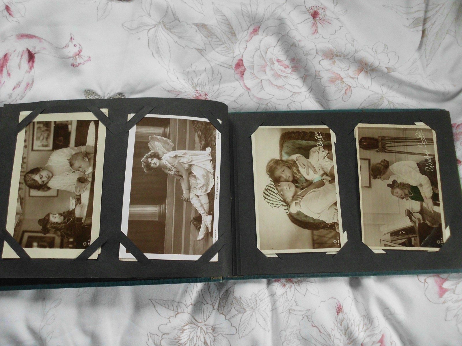 OLD SCREEN STARS PHOTO ALBUM with VARIETY STARS MALE FEMALE inc VESTA TILLEY