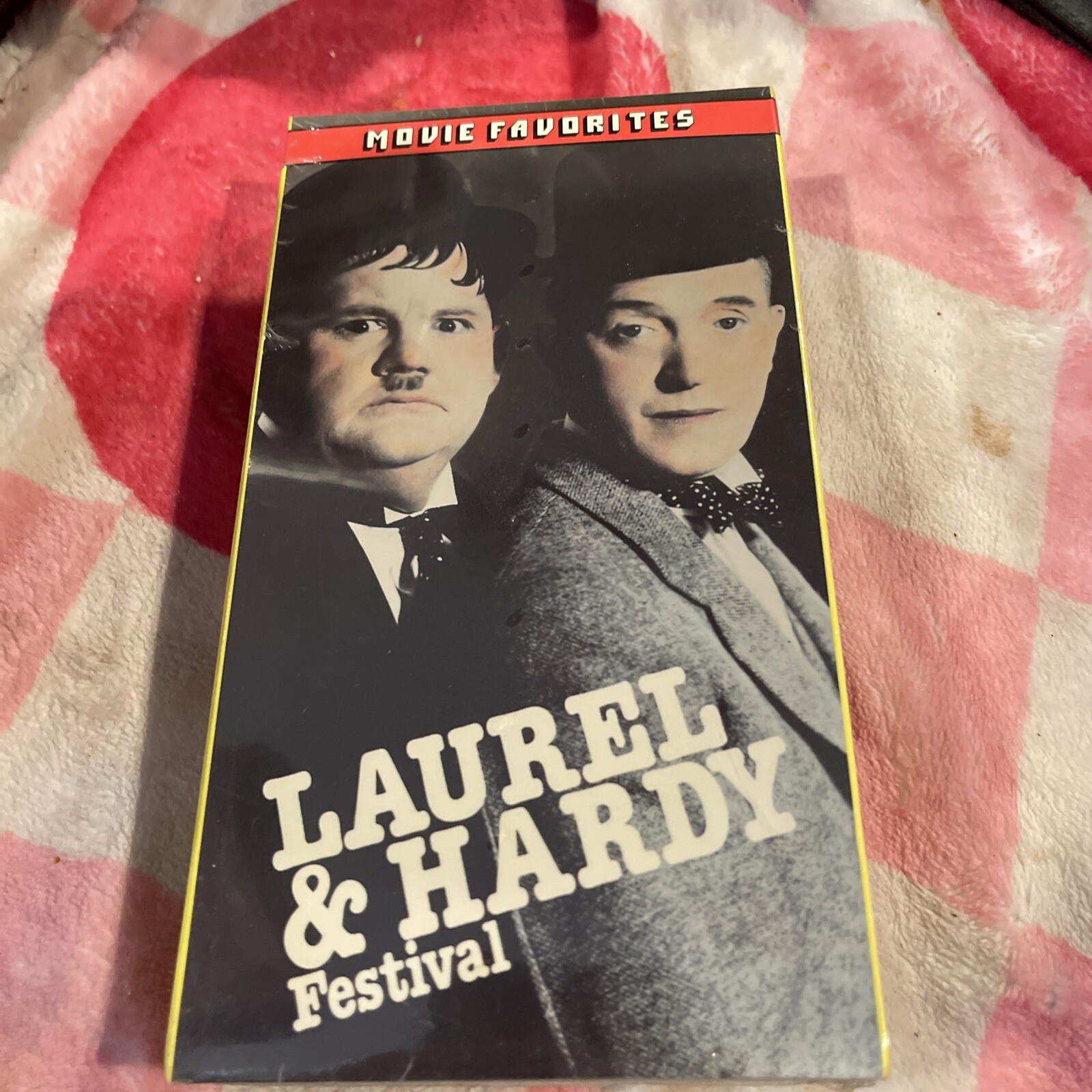 Laurel & Hardy Festival VHS Movie Favorites 1989 Black & White 60mins. Sealed.