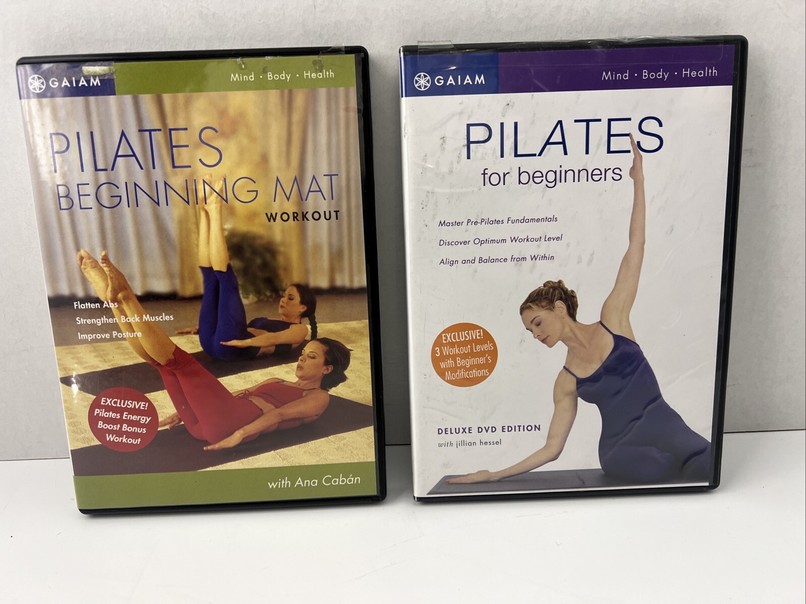 Pilates for Beginners DVD with Jillian Hessel & Pilates Beginning Mat Ana Caban