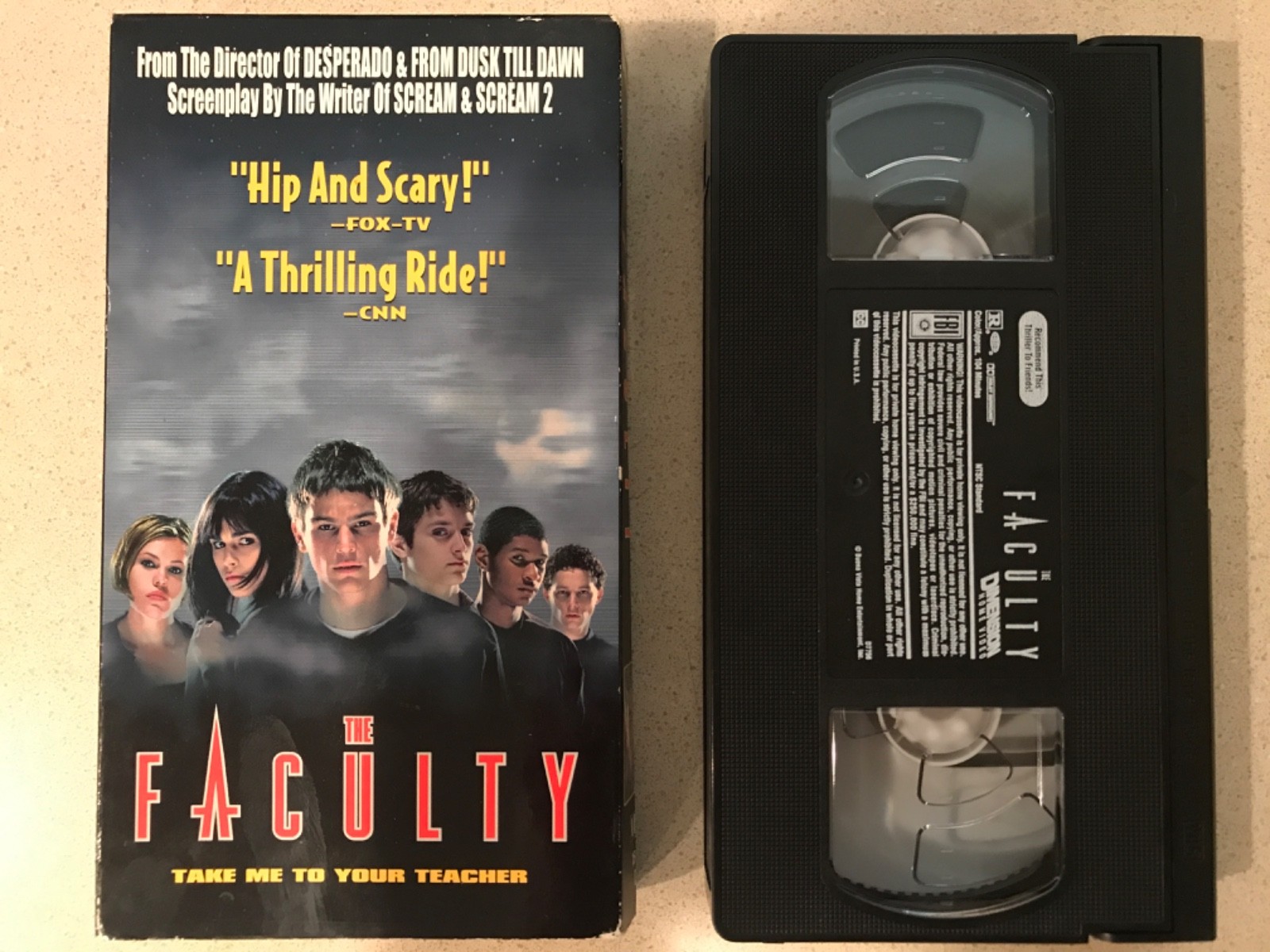 The Faculty (VHS, 1999) Josh Hartnett, Elijah Wood, Usher