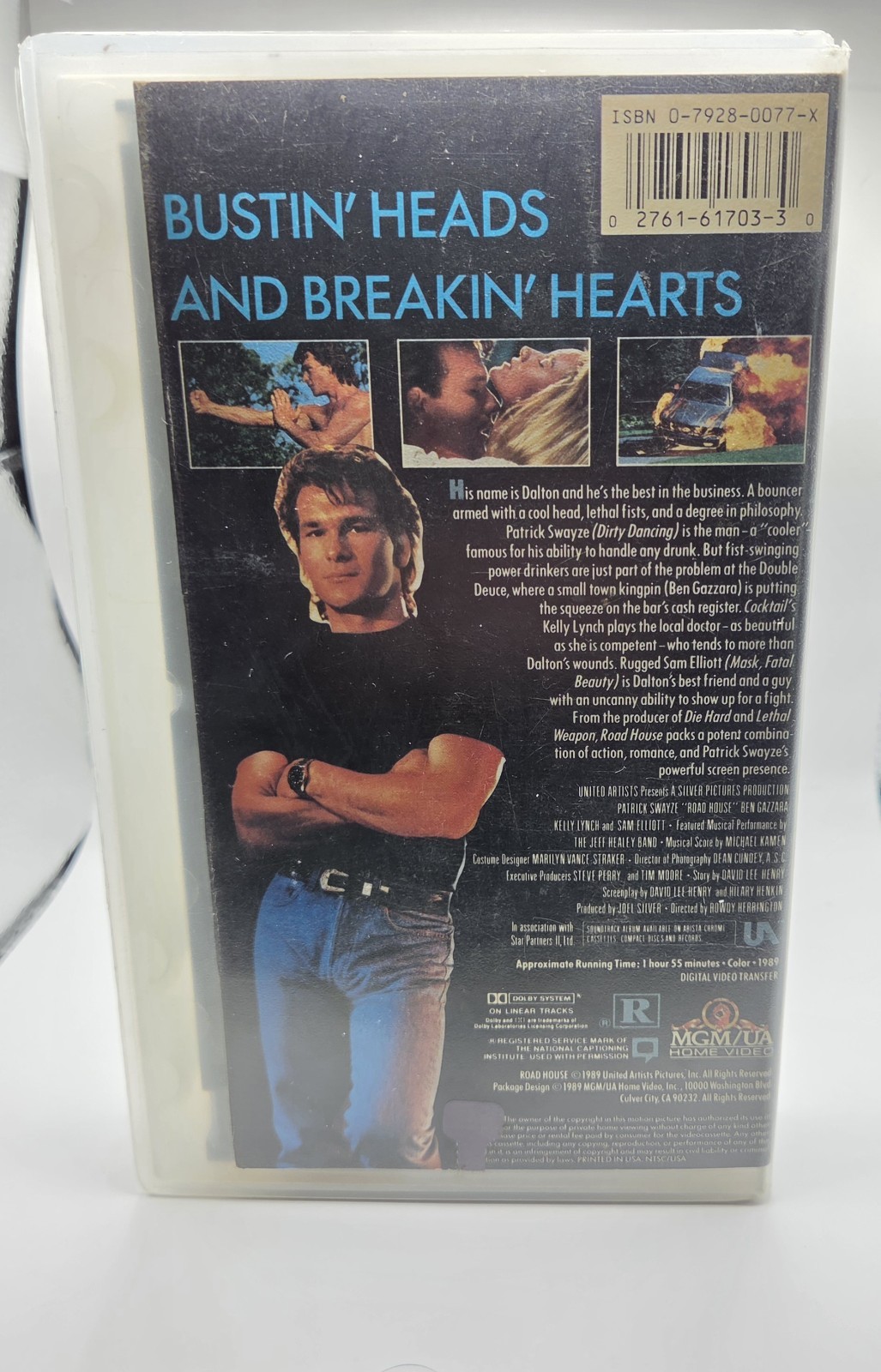 Free Same Day Shipping Road House VHS 1989 With Rental Case Be Kind Rewind