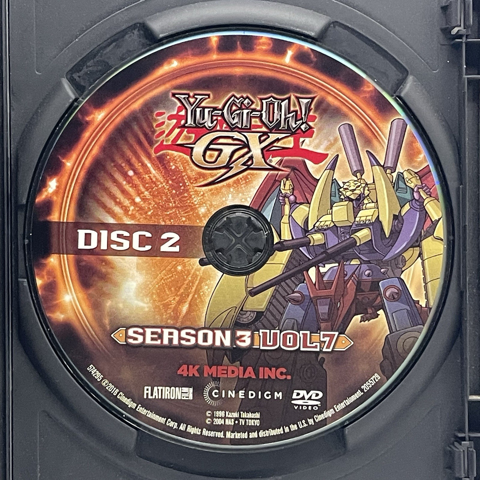 Yu-Gi-Oh GX: Season 3, Volume 8 (2006-2007) (DVD, 2016, 2-Disc Set) Animated OOP