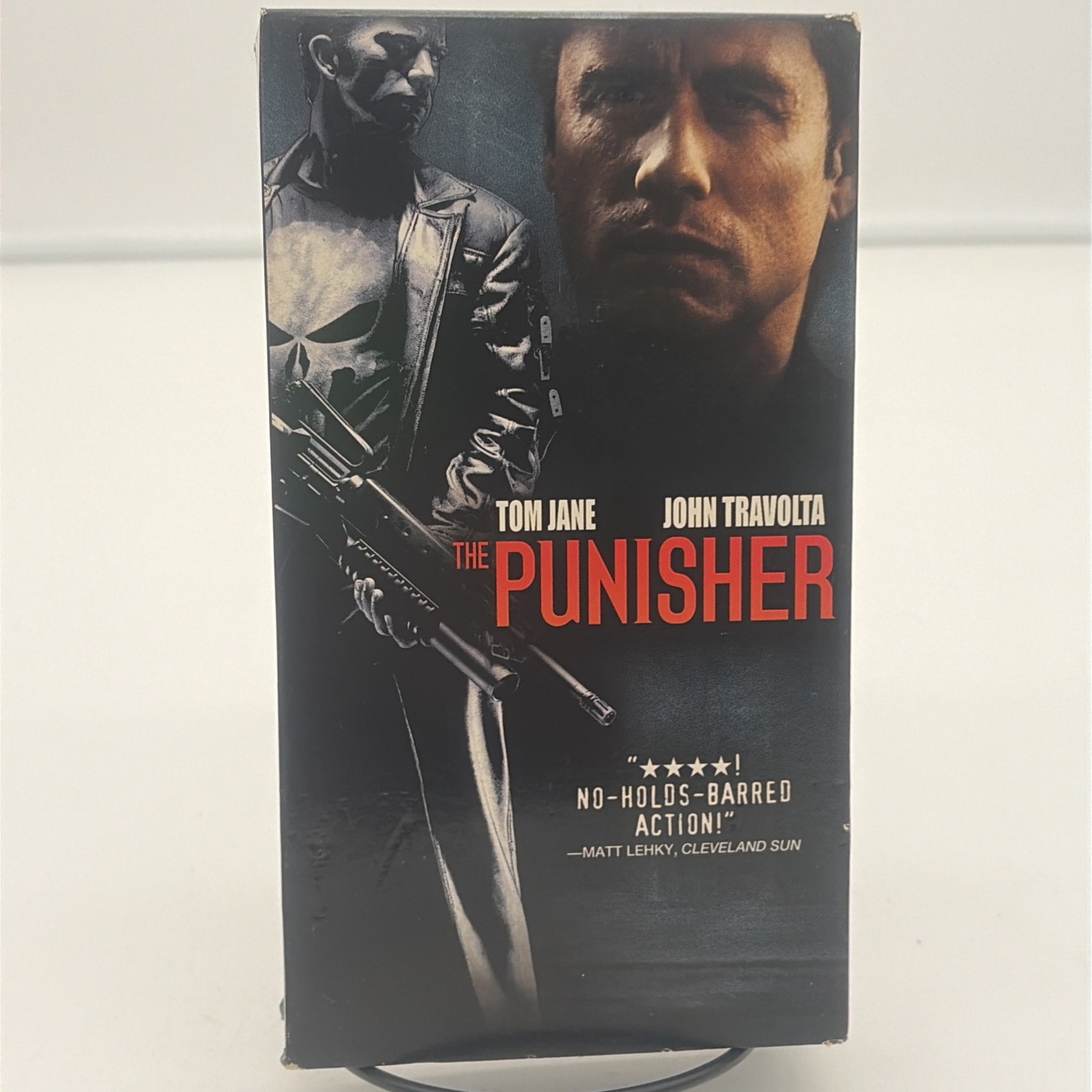 The Punisher (VHS, 2004) Tom Jane/John Travolta. Preowned & tested