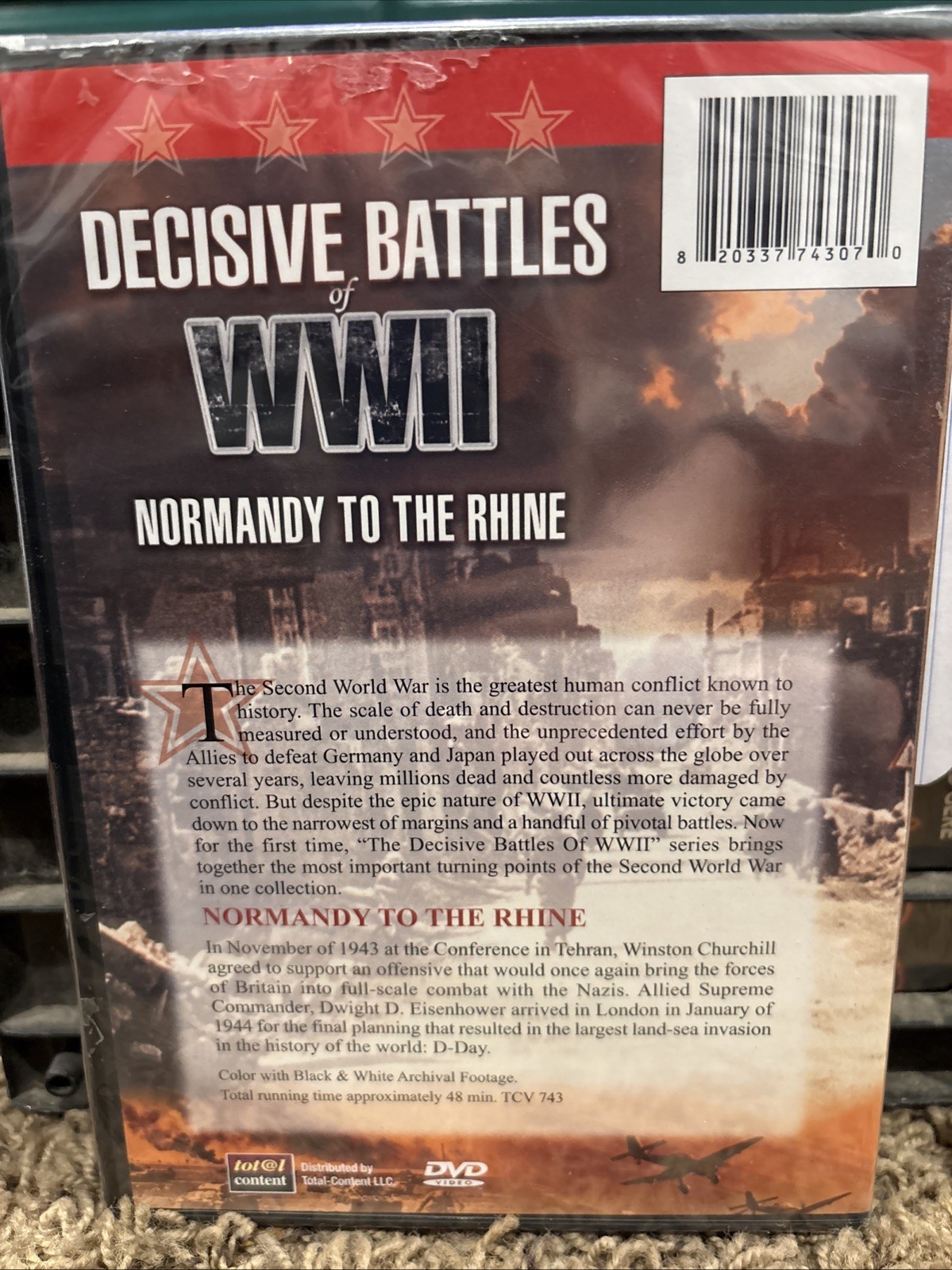 Decisive Battles of WWII – Normandy to the Rhine DVD