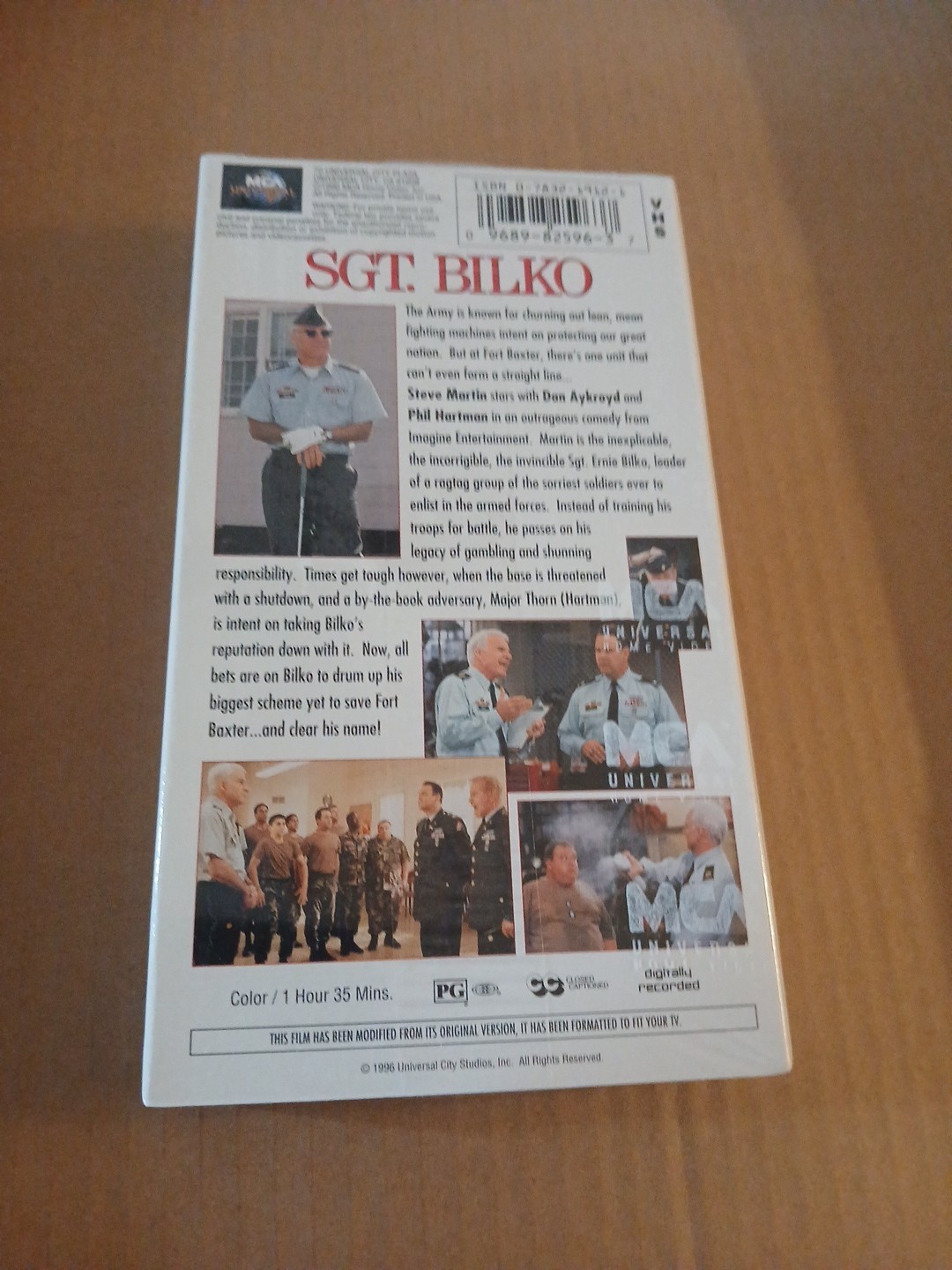 VHS Sgt. Bilko Steve Martin New Sealed Free Shipping