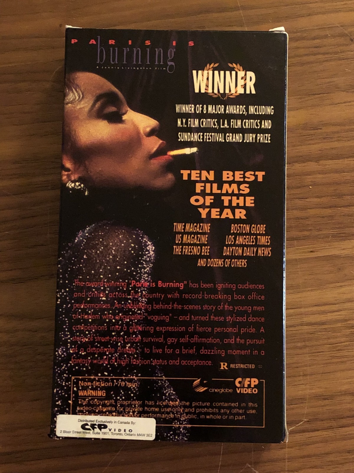 Paris is Burning (1990) VHS Jennie Livingston rare tape