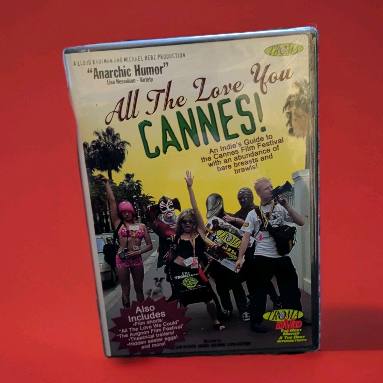 All The Love You Cannes (DVD) Lloyd Kaufman, Sean McGrath, TROMA TEAM DVD! NEW!