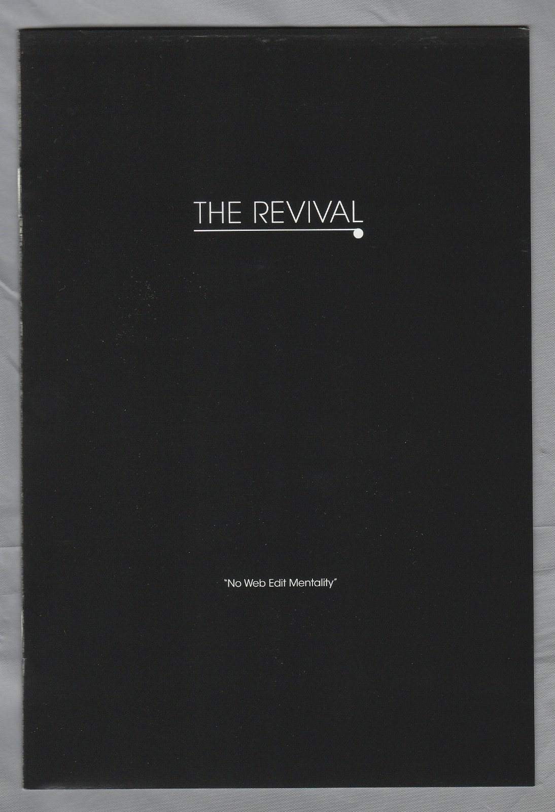 The Revival DVD A film by Wayne Morhart & Tom Briggs New (Cardboard Case) 2010