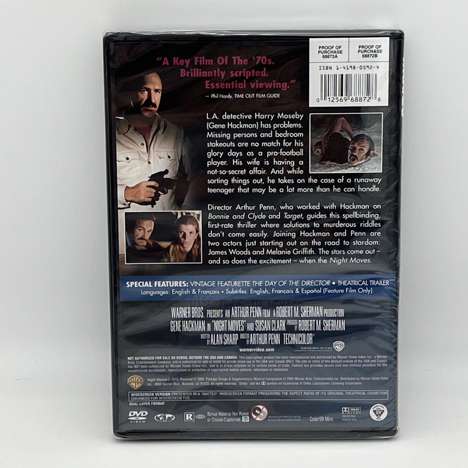 Night Moves (DVD, 1975, Widescreen) Brand New Sealed, Gene Hackman